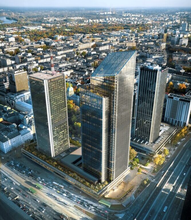 Lilium Tower у Варшави – органски облакодер у привременом стању